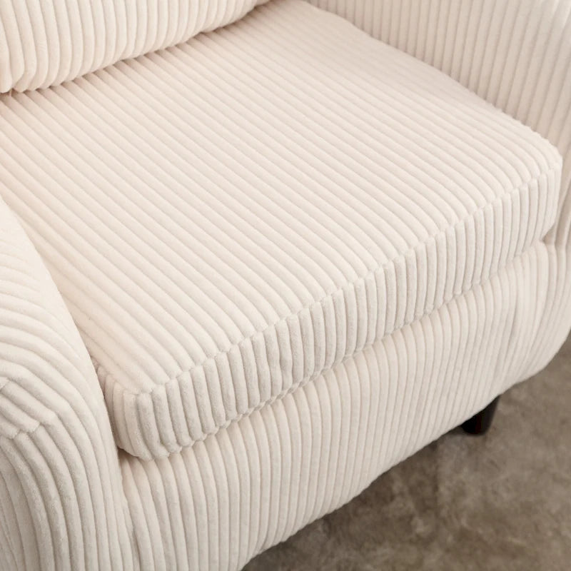 Modern style decorated chair Living room Bucket chair with cushion and pillow single sofa chair