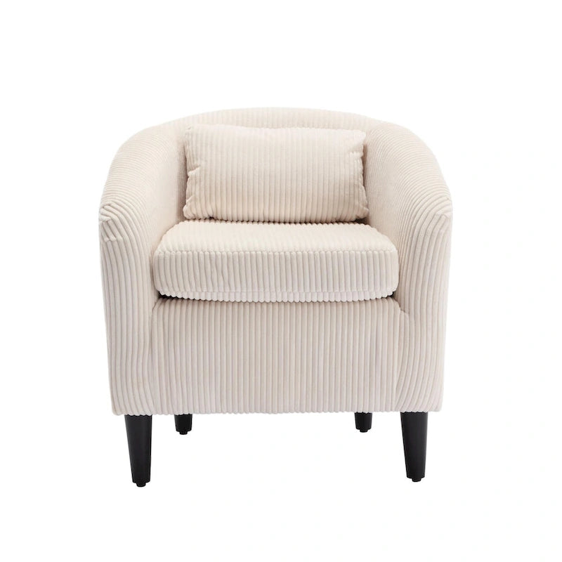 Modern style decorated chair Living room Bucket chair with cushion and pillow single sofa chair