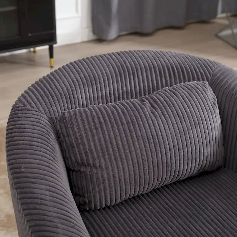Modern style decorated chair Living room Bucket chair with cushion and pillow single sofa chair