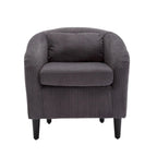 Modern style decorated chair Living room Bucket chair with cushion and pillow single sofa chair