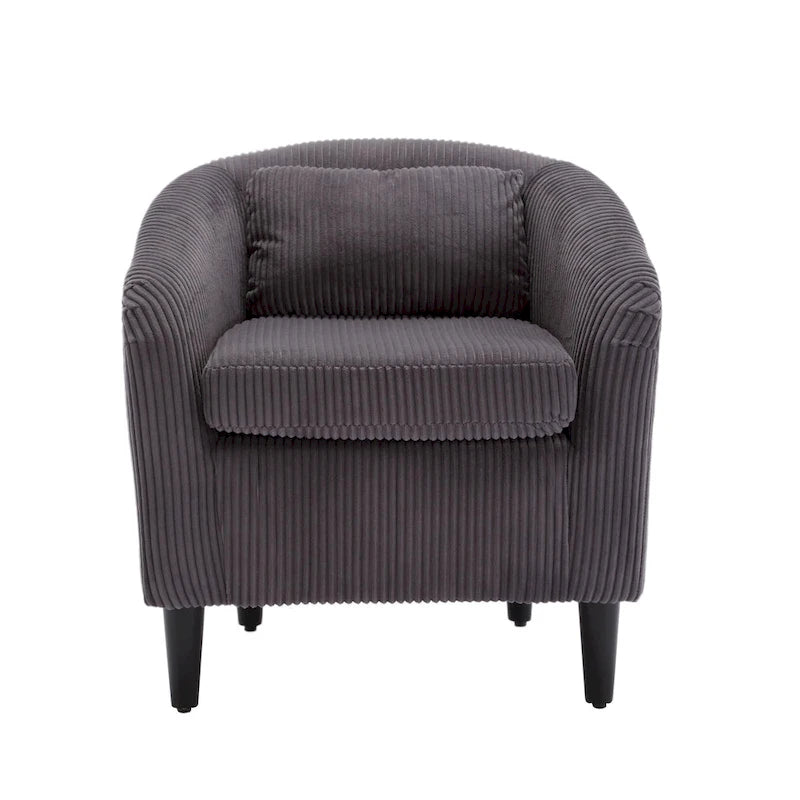 Modern style decorated chair Living room Bucket chair with cushion and pillow single sofa chair