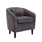 Modern style decorated chair Living room Bucket chair with cushion and pillow single sofa chair