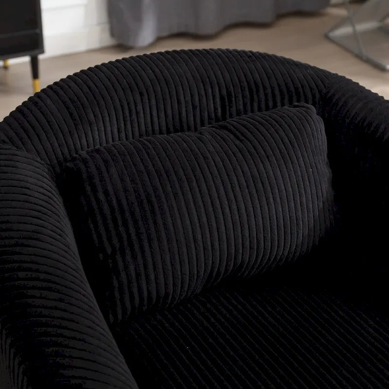 Modern style decorated chair Living room Bucket chair with cushion and pillow single sofa chair