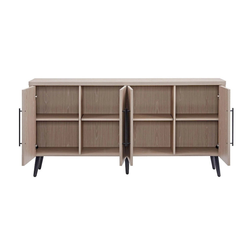 Manhattan Comfort Mid Century Modern Jodie 64.6 Inch Sideboard