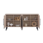 Manhattan Comfort Mid Century Modern Jodie 64.6 Inch Sideboard