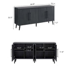 Manhattan Comfort Mid Century Modern Jodie 64.6 Inch Sideboard