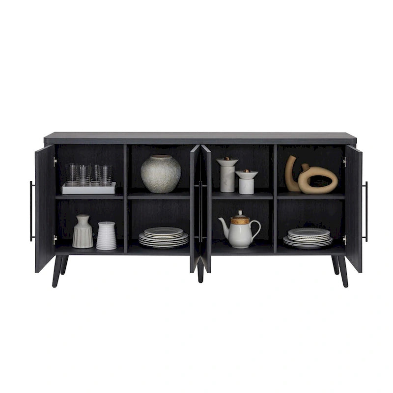 Manhattan Comfort Mid Century Modern Jodie 64.6 Inch Sideboard