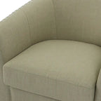 Nailhead Trim Upholstered Swivel Accent Chairs Set of 2