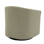 Nailhead Trim Upholstered Swivel Accent Chairs Set of 2