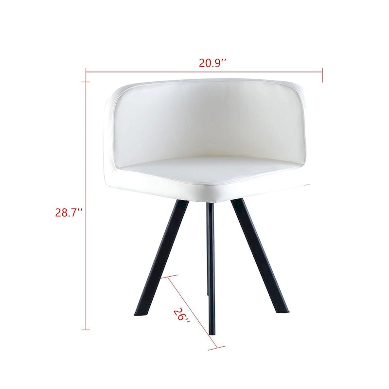 Modern 7 Pieces Dining Table Set, Rectangle Dining Table with 6 Chairs for Dining Room, Kitchen