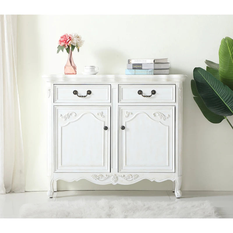 Double Drawer Accent Chest