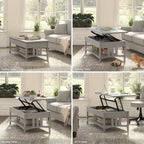 Salinas Lift Top Coffee Table Desk with Storage by Bush Furniture