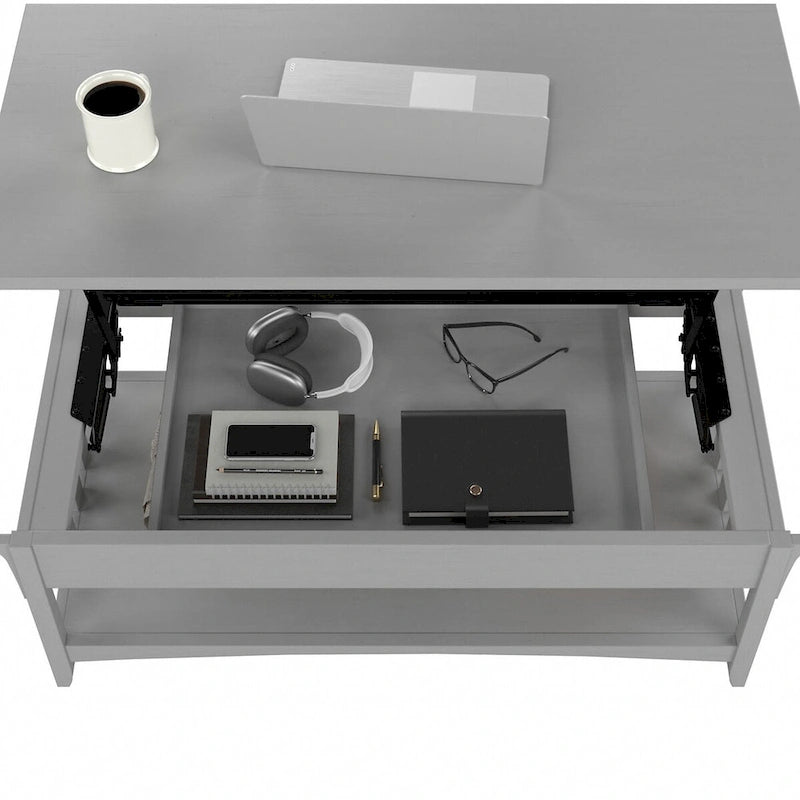 Salinas Lift Top Coffee Table Desk with Storage by Bush Furniture