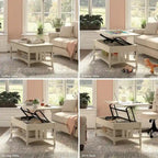Salinas Lift Top Coffee Table Desk with Storage by Bush Furniture
