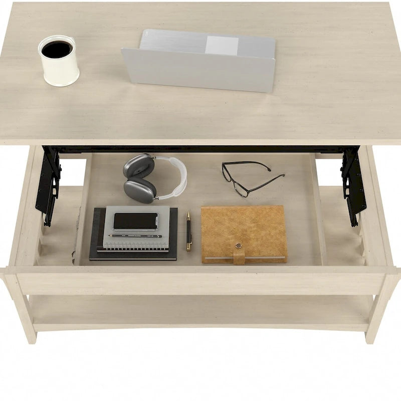 Salinas Lift Top Coffee Table Desk with Storage by Bush Furniture