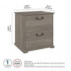 Homestead Farmhouse Lateral File Cabinet by Bush Furniture