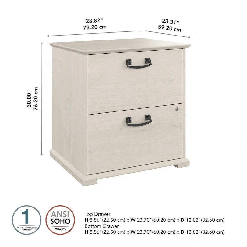 Homestead Farmhouse Lateral File Cabinet by Bush Furniture