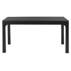 Rectangle Dining Table for 8 - Black/White/Natural - 60L x 34W x 30H