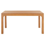 Rectangle Dining Table for 8 - Black/White/Natural - 60L x 34W x 30H