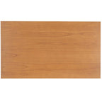 Rectangle Dining Table for 8 - Black/White/Natural - 60L x 34W x 30H