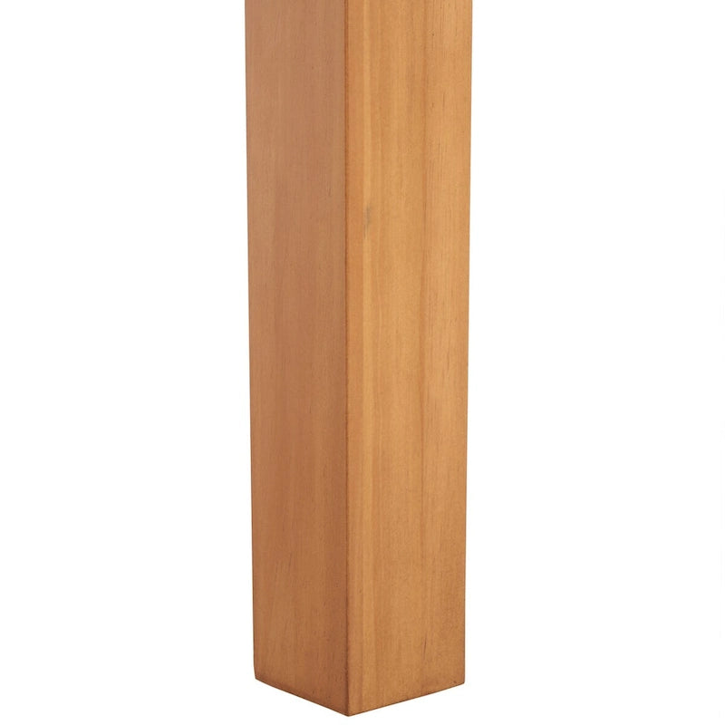 Rectangle Dining Table for 8 - Black/White/Natural - 60L x 34W x 30H