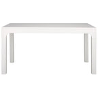 Rectangle Dining Table for 8 - Black/White/Natural - 60L x 34W x 30H