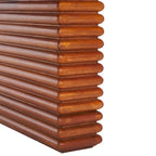 Natural Wood Coffee Table with Gold Legs - 41W x 18D x 16H