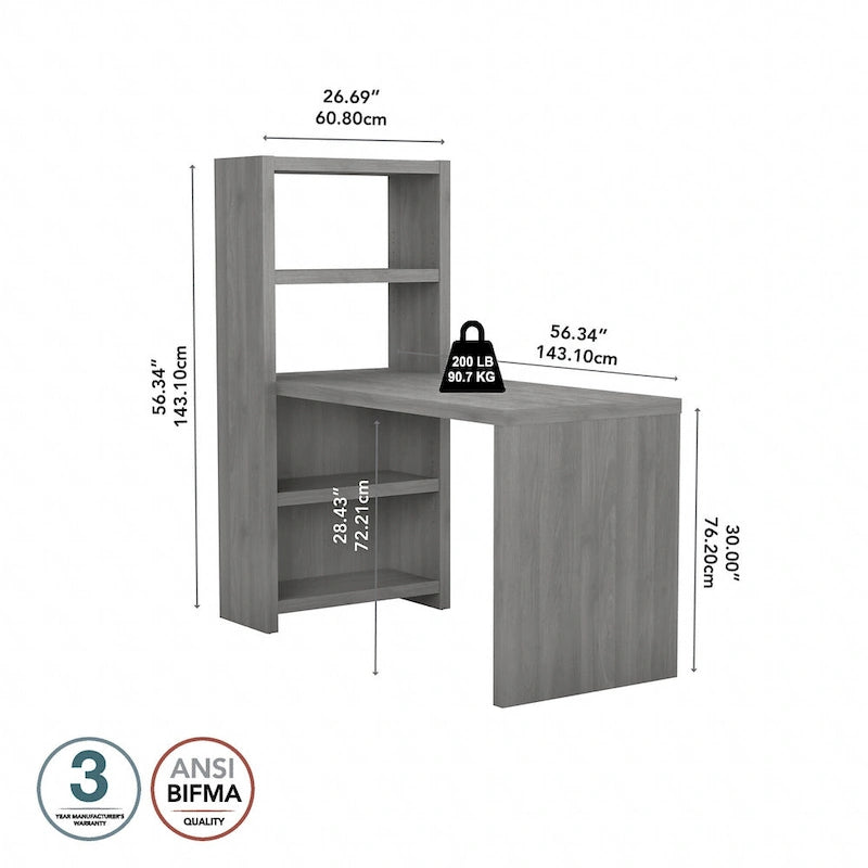 Echo 56W Craft Table by Bush Business Furniture