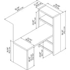 Echo 56W Craft Table by Bush Business Furniture