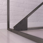 Bush Furniture Refinery 62W L Shaped Industrial Office Desk