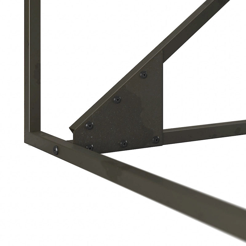 Bush Furniture Refinery 62W L Shaped Industrial Office Desk