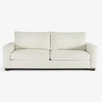CO-Z 86.6 Upholstered Sofa Couch for Living Room 3-Seater Sofa