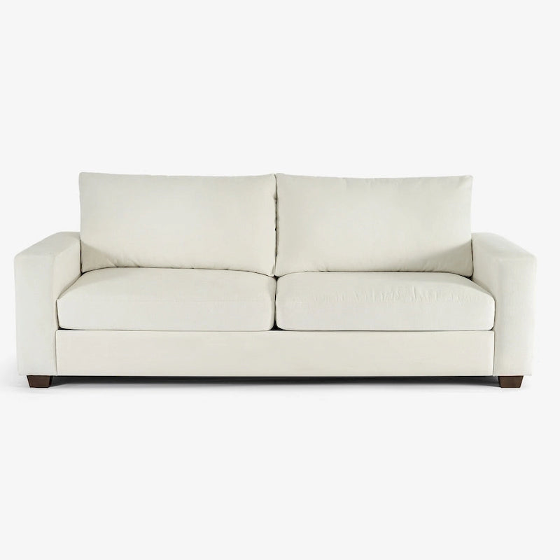 CO-Z 86.6 Upholstered Sofa Couch for Living Room 3-Seater Sofa