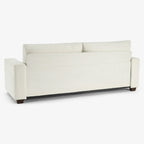 CO-Z 86.6 Upholstered Sofa Couch for Living Room 3-Seater Sofa