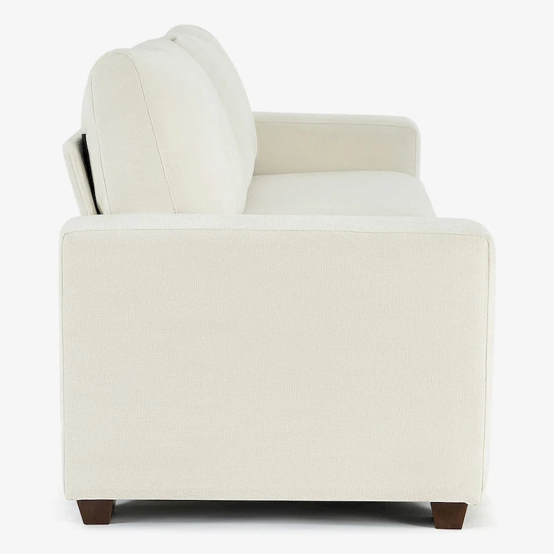 CO-Z 86.6 Upholstered Sofa Couch for Living Room 3-Seater Sofa